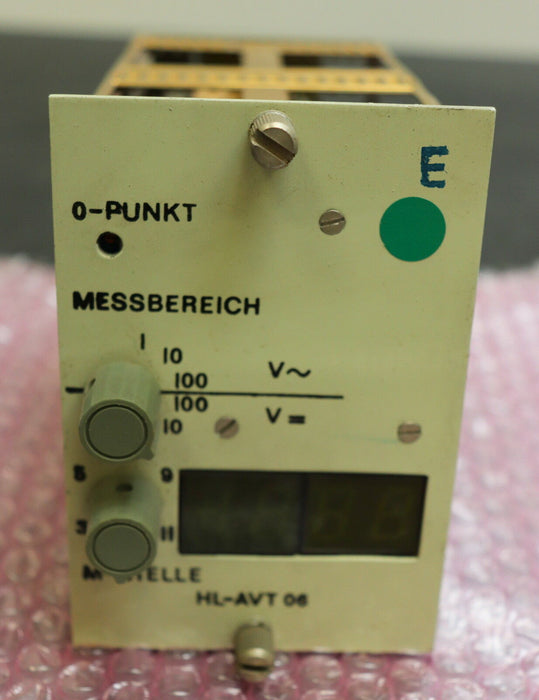 ORSTA HYDRAULIK Trägerfrequenzmesseinrichtung HL-AVT 06 gebraucht - geprüft - ok