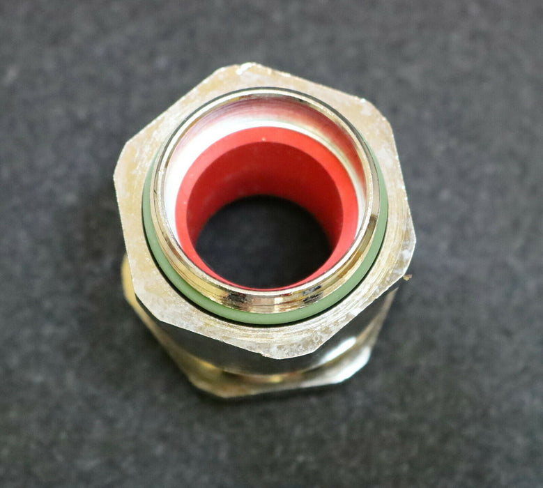 10 Stück Kabelverschraubung SHV-M-Viton M32x1,5/29/22 Messing