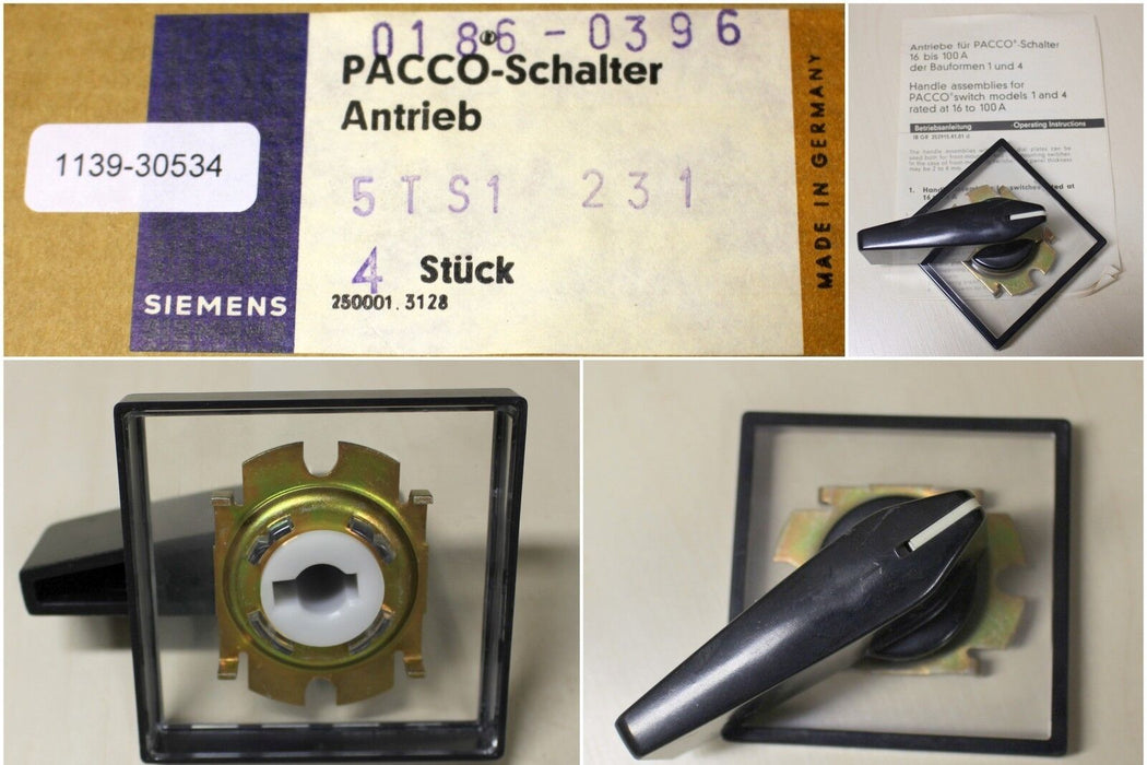 SIEMENS PACCO-Schalter ANTRIEB 5TS1231 72X72/60mm