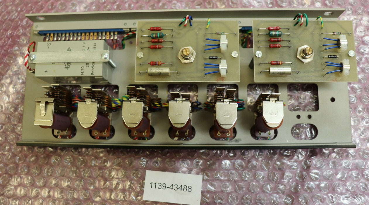 S.I.P. SCHÜTTE Einschub Karte 054 für Lehrenbohrwerk mit 2x Platine 460208a wurd