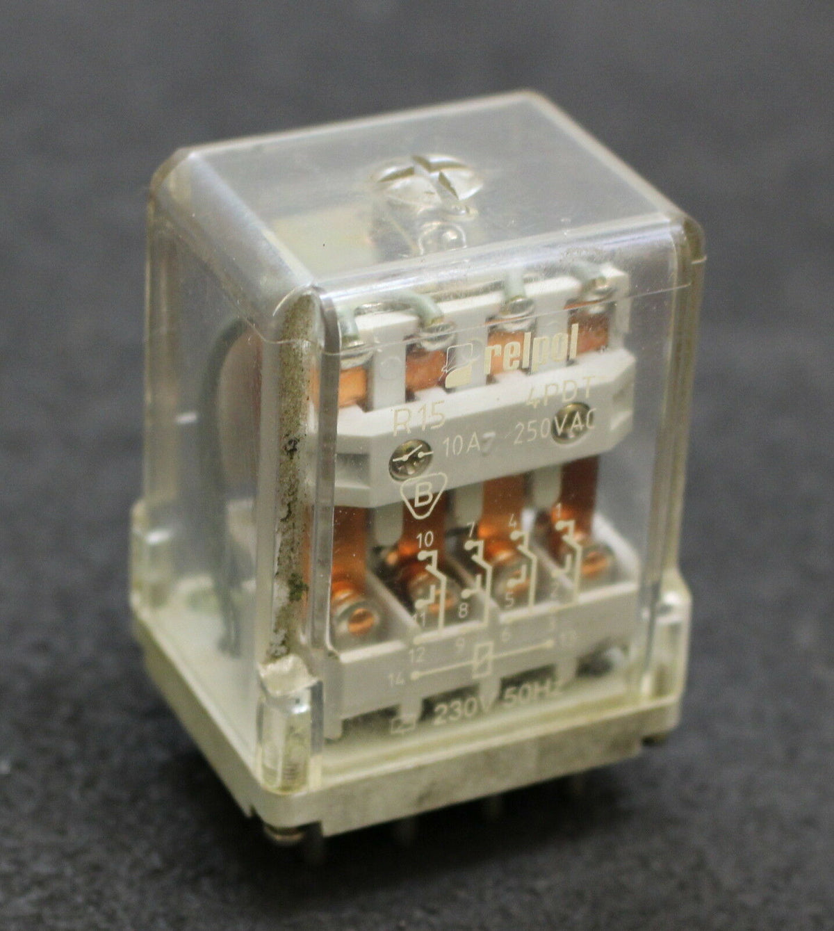 Mxuteuk 2x HH54P Relais 12V - 14-Pin 4PDT Mit LED Anzeige