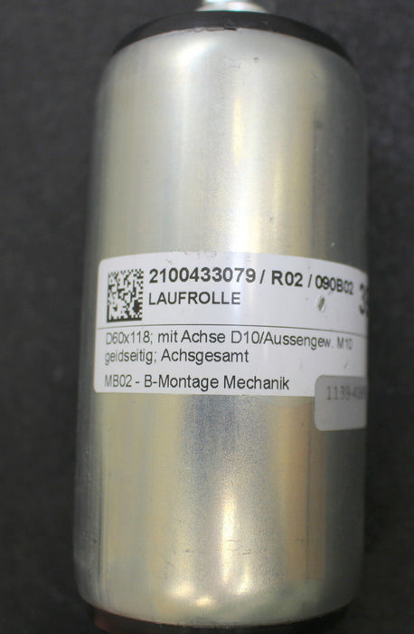 Stahl-Tragrollen Ø 80mm Rollenlänge: 118mm Gesamtlänge: 170mm - 2 Stück -