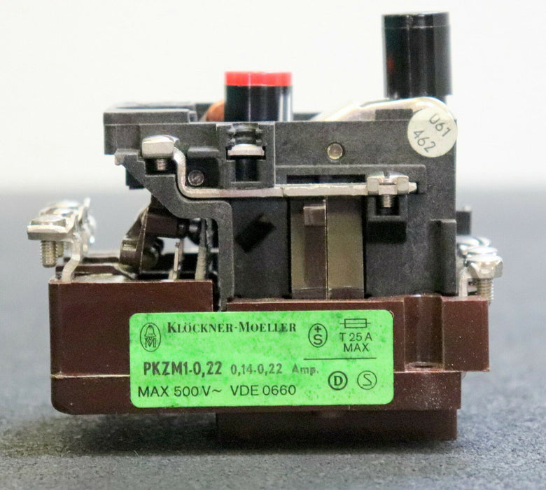 KLOECKNER-MOELLER Motorschutzschalter PZKM1-0,22 0,14-0,22A Max. 500VAC