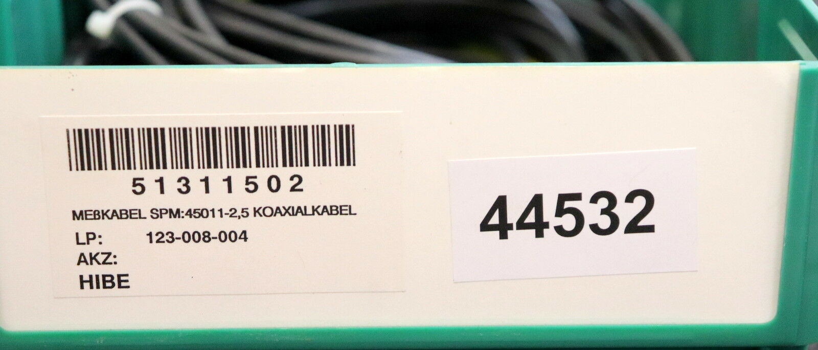 SPM Messkabel 45011 / 2,5m Länge 2,5m - unbenutzt