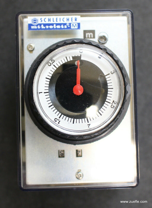 SCHLEICHER Zeitrelais MZA 120 GZ8 220VAC 50Hz 0,15-3min 500W 380VACmax. 6Amax