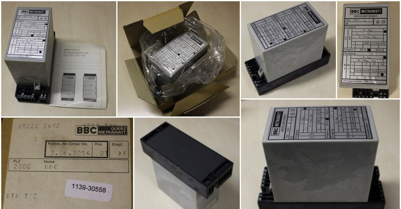 ABB BBC METRAWATT Messumformer GTU102 - 0-400V - 0-600 Ohm