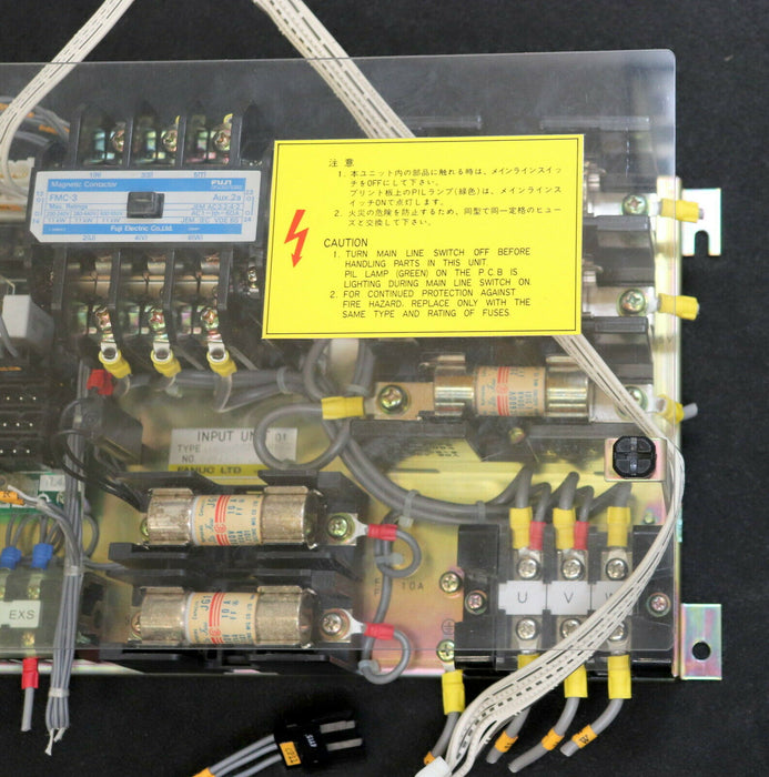 FANUC INPUT UNIT A14B-0076-B102 No. PX51390 12-1984 mit 2 Anschlusssteckern