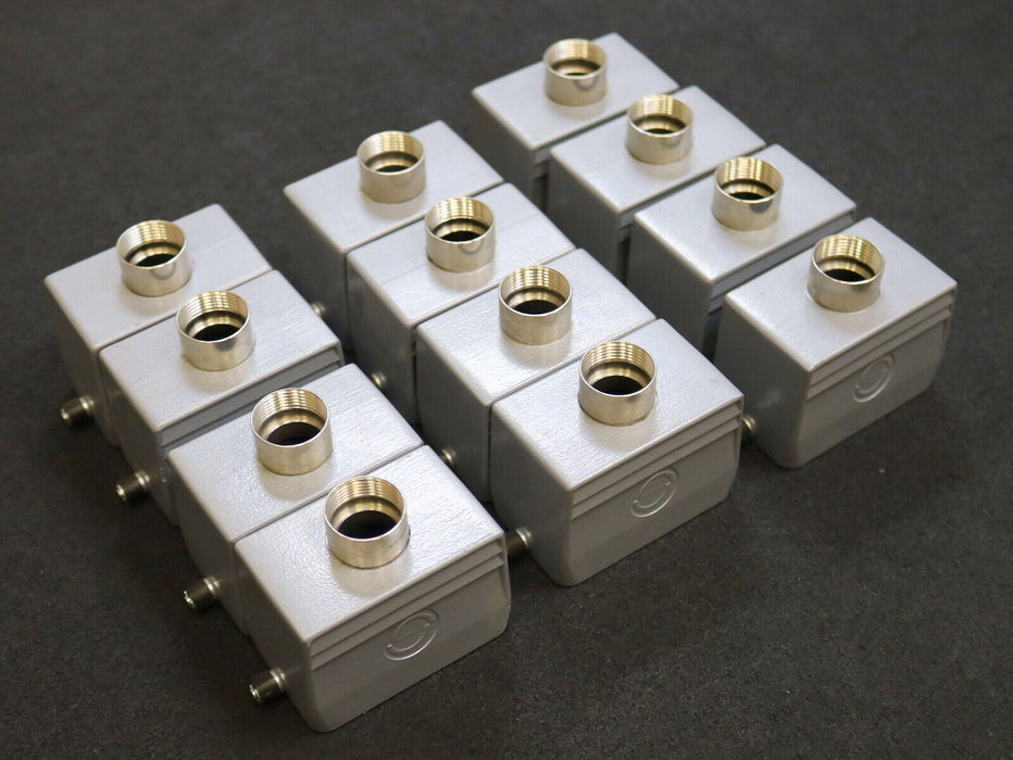 12x Tüllengehäuse Art.Nr. 10040900 PG16 H-B 10 mit 2 Bolzen