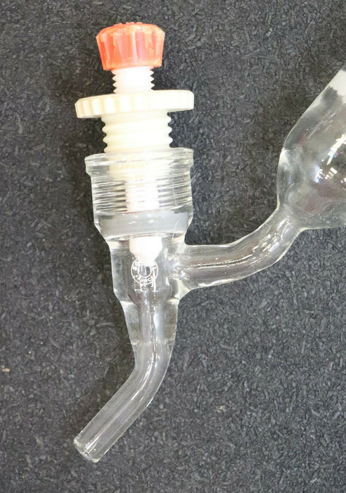 SOVIREL Glas-Reaktionsgefäß mit Deckel Deckel mit 2 Hälsen Seitlicher Einlauf