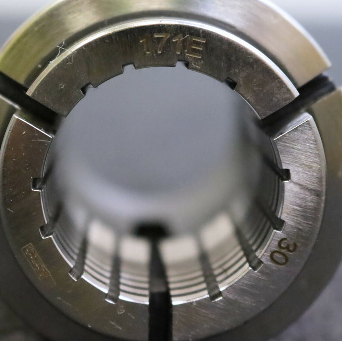 F. BRITSCH Druck-Spannzange mit Längs- + Querrillen Typ 171E SpannØ 30mm in OVP