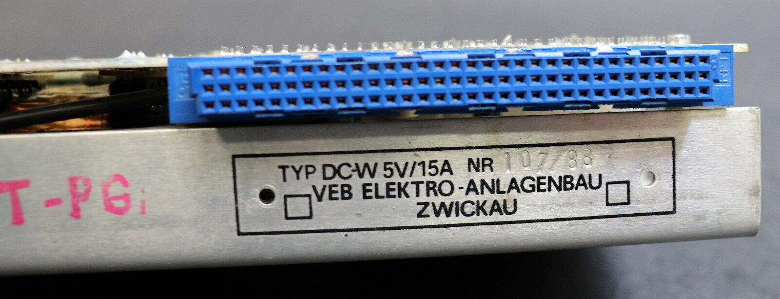 VEM NUMERIK RFT DDR Einbaunetzteil EAZ DC-W +5V / 15A 590554-0 gebraucht - ok