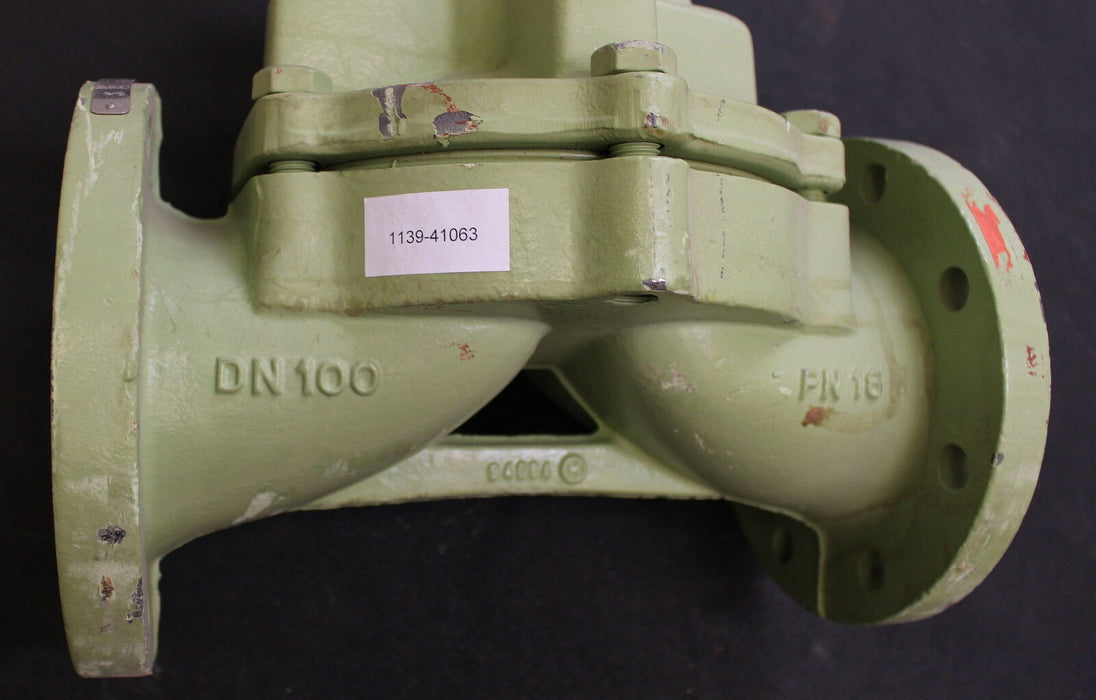 KSB 1 Membranventil Absperrventil SISTO-16 DN100 PN16 Nennweite DN100 16bar 100°