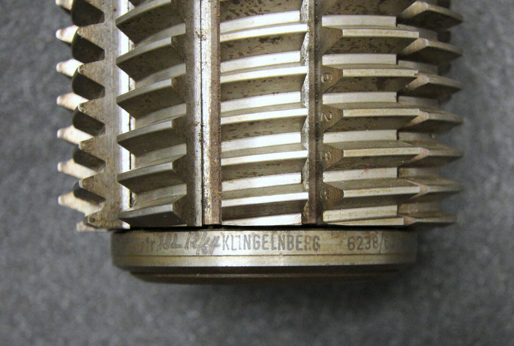 KLINGELNBERG Stollenwälzfräser involute spline hob Vorfräser m = 2,5mm BP III