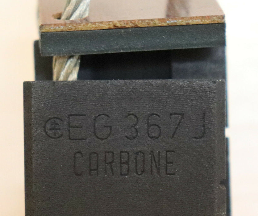 CARBONE Kohlebürste Zwilling EG367J 2mal 10x25x36mm = 20x25x36 + Anschlusskabel