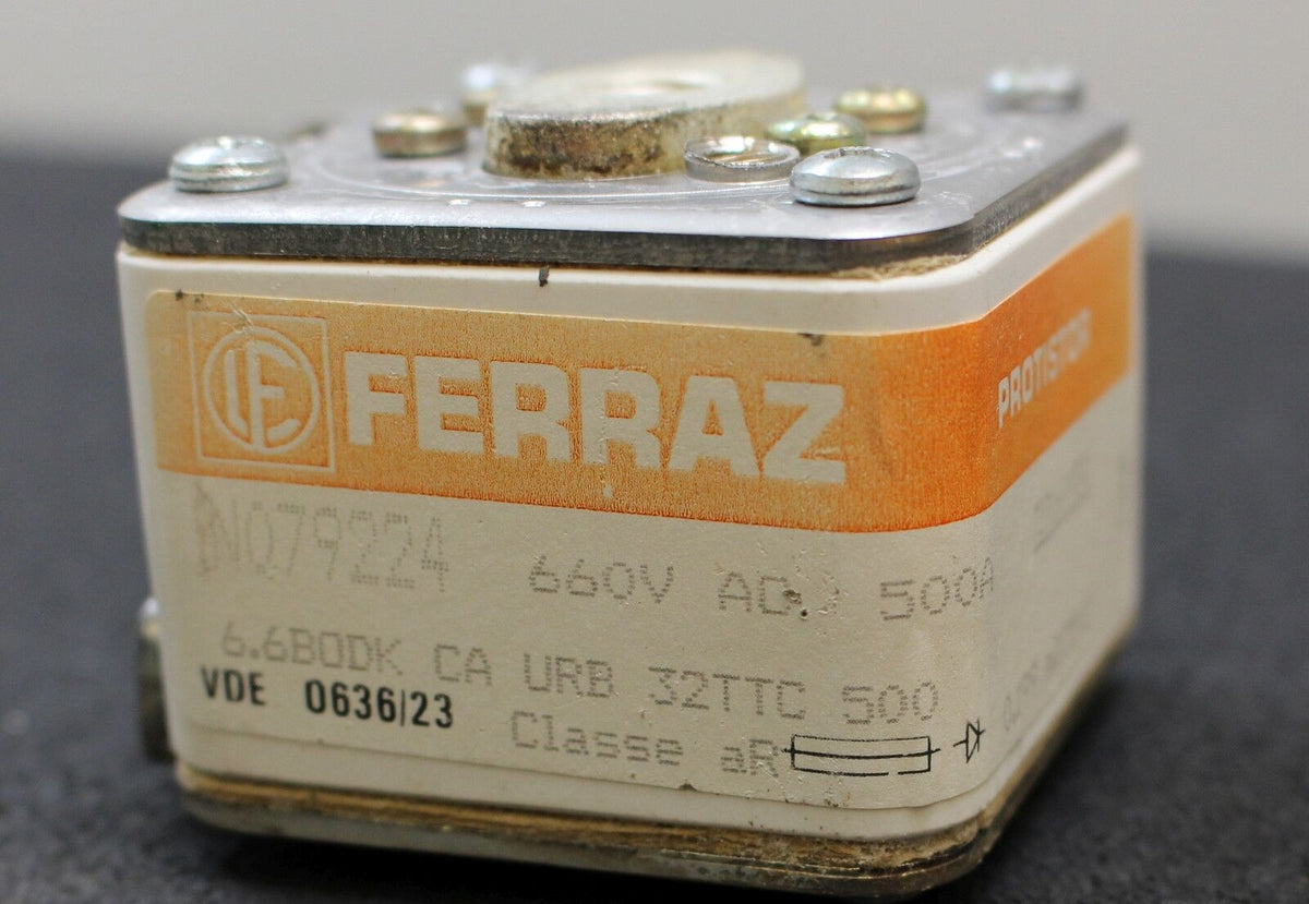 FERRAZ PROTISTOR Sicherung 500A 660V Typ: 31416/BS N079224 660VAC 500A ...