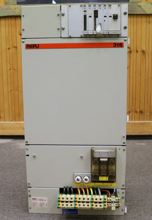 REFU Frequenzumrichter Spindelantrieb REFU 316/40H Eingang 380VAC 64A 50/60Hz