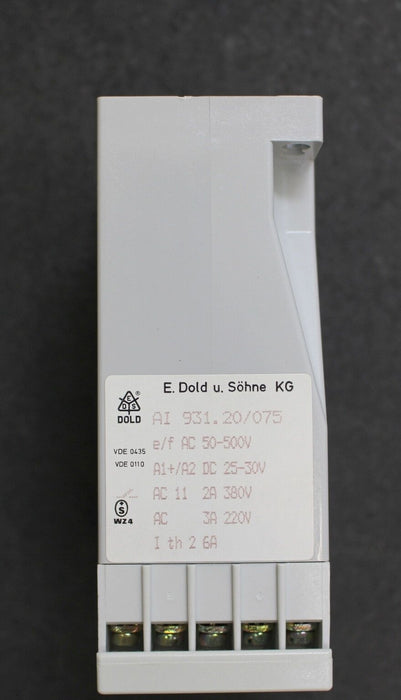 DOLD Spannungsrelais AI 931.20/075 50-500VAC Uh = 25-30VDC Artikelnummer 0041623