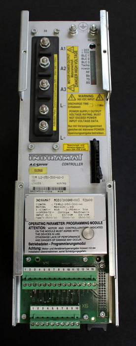 INDRAMAT TDM Servo Controller TDM 1.2-050-300-W1-0 Mod1/1X0848-003