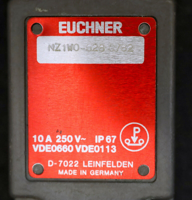 EUCHNER Sicherheitsschalter NZ1W0-528 C782 250VAC 10A IP67 gebraucht