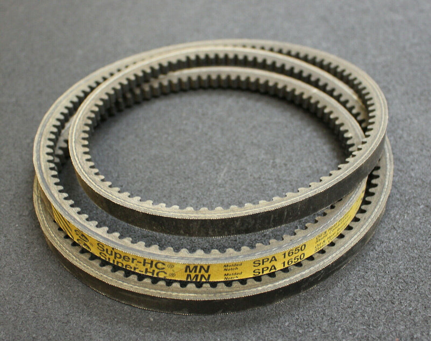 GATES Schmal-Keilriemen gezahnt Super-HC Profil SPA1650 Oil & Heat resistant