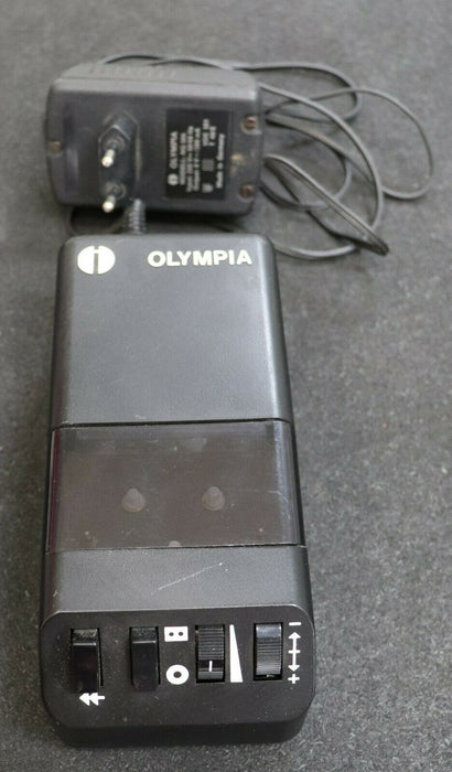 OLYMPIA Vintage-Diktiergerät DG 505 mit Fussschalter + Kopfhörer + Verkabelung