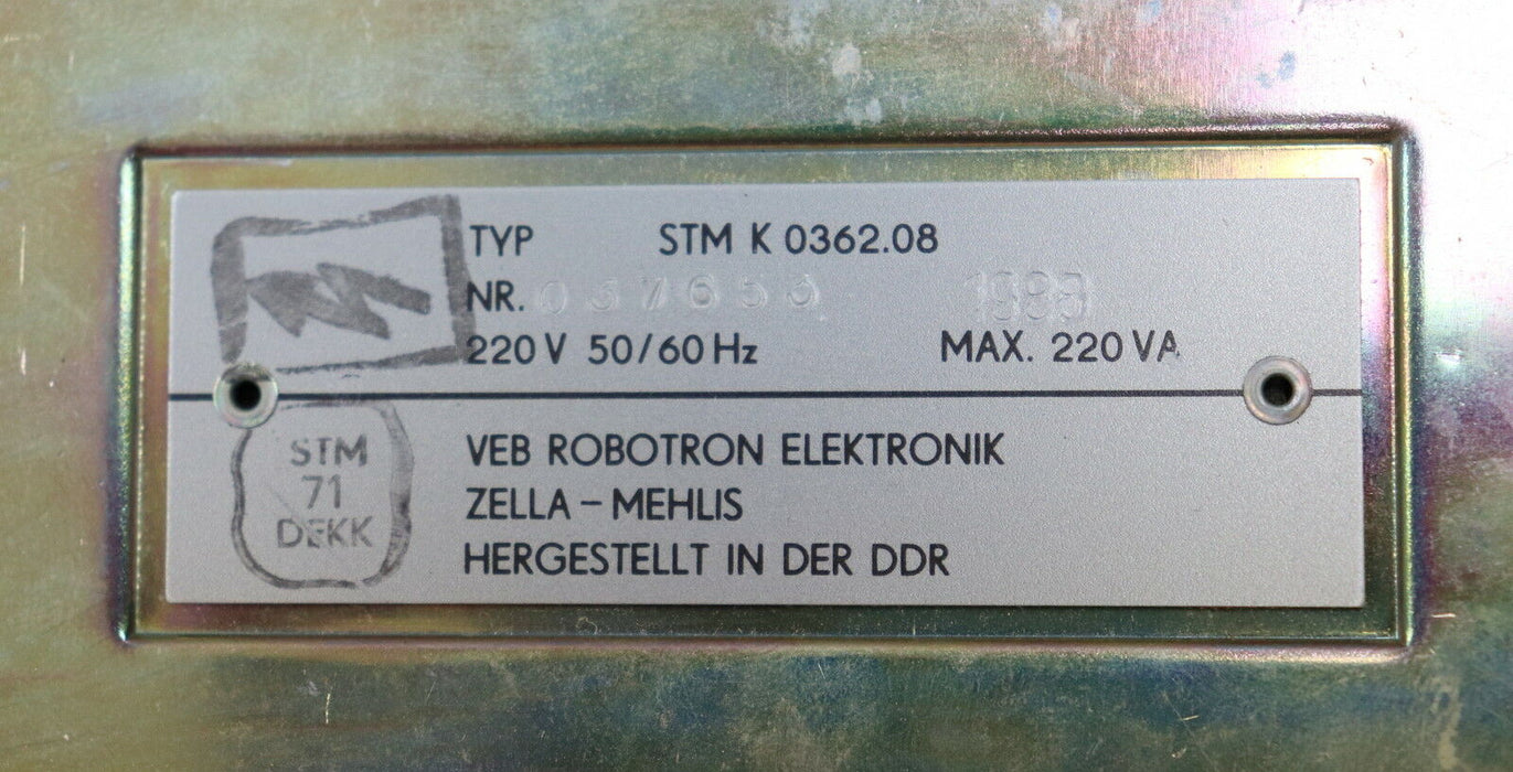 ROBOTRON Netzteil STM K 0362.08 12V / 8,3A gebraucht - funktionsfähig - geprüft