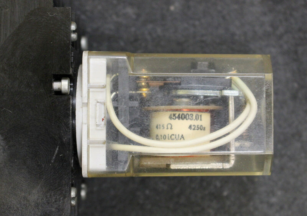 ZPA TRUTNOV Steck-Relais Plug Relay RP 700 PC 24VDC 3P 454003.01 +Trägerplatte