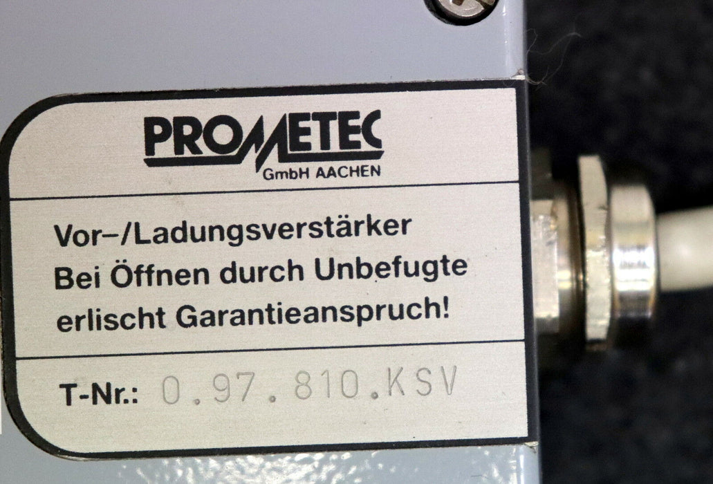 PROMETEC Vorverstärker Ladungsverstärker 0.97.810.KSV gebraucht - ok