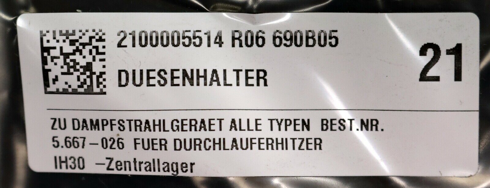 KÄRCHER 2 Stück Düsenhalter 5.667-026.0 - unbenutzt