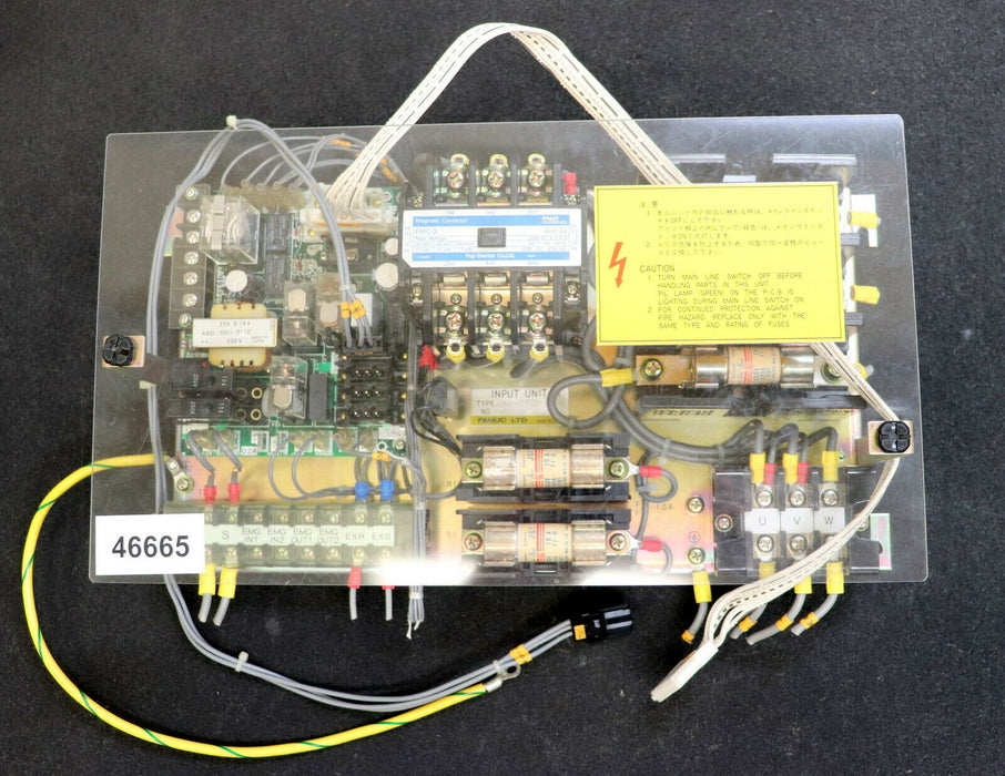FANUC INPUT UNIT A14B-0076-B102 No. PX51390 12-1984 mit 2 Anschlusssteckern