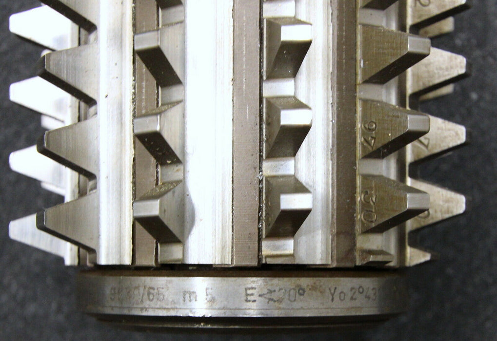 KLINGELNBERG Stollenwälzfräser involute spline hob Fertigfräser m= 5mm hg= 11,25