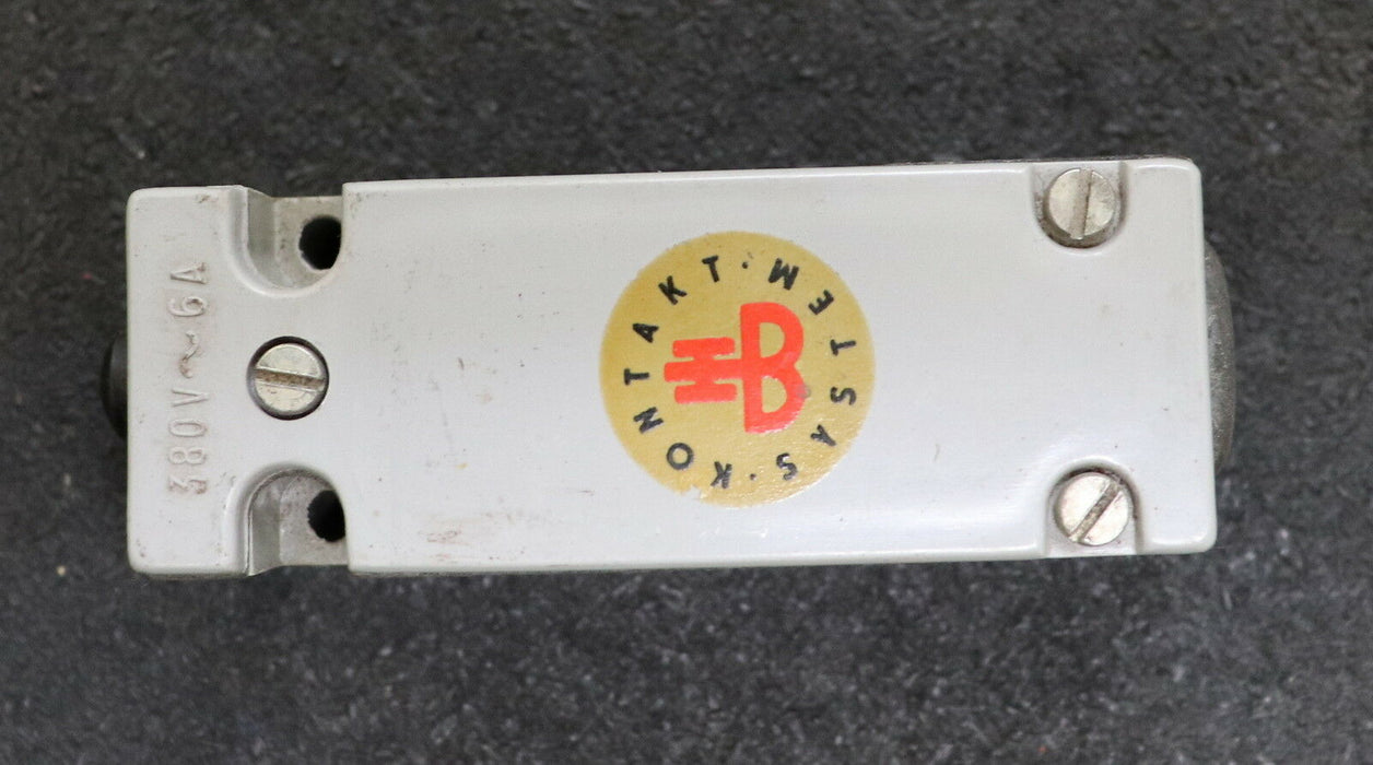 EB DDR 4 Stück Mikroschalter Taster KE2 380V 6A IP55