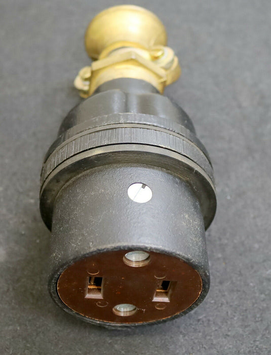 JOHANN LEIDEL Leitungssteckdose K 58 Polzahl 2 + E female PG 29 mit Buchsen