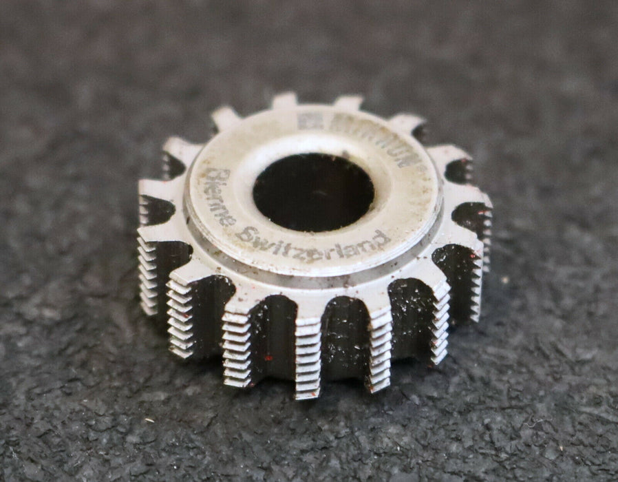 MIKRON Vollstahl-Wälzfräser No. 80196 m= 0,26 ho= 0,585 - Ø24x10xØ8mm