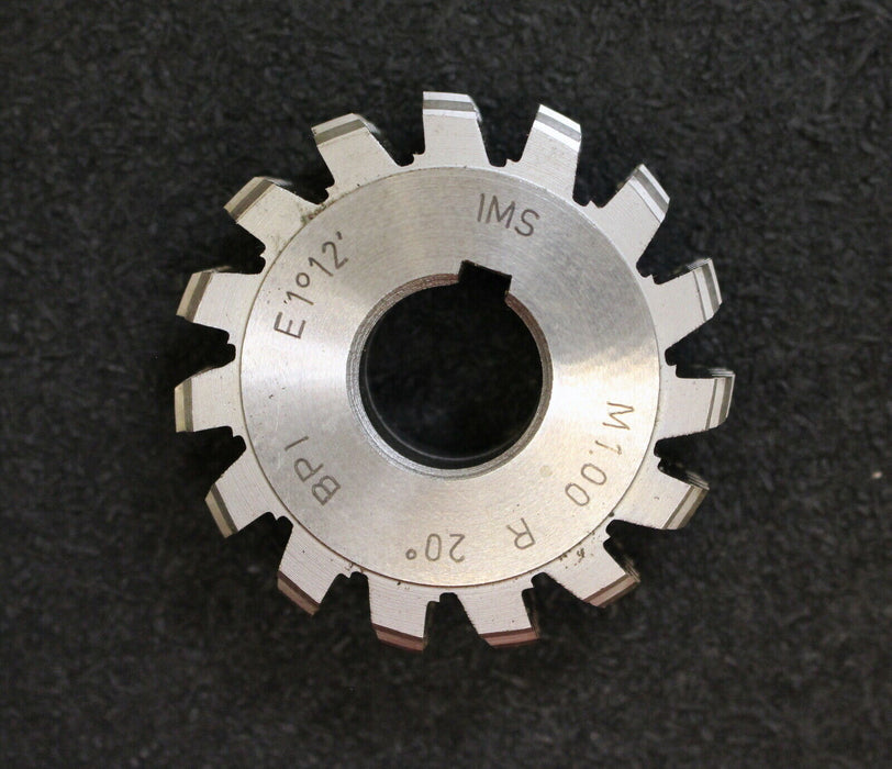 IMS Vollstahl-Wälzfräser m= 1,0mm 20° EGW BPI ! Bezugsprofil I 1gg. rechts