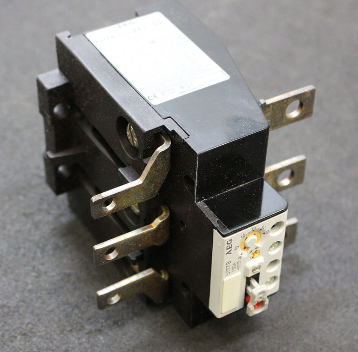 AEG Thermisches Überlastrelais bw177S 55-80A E-Nr. 910-341-782-00 + Rahmenklemme