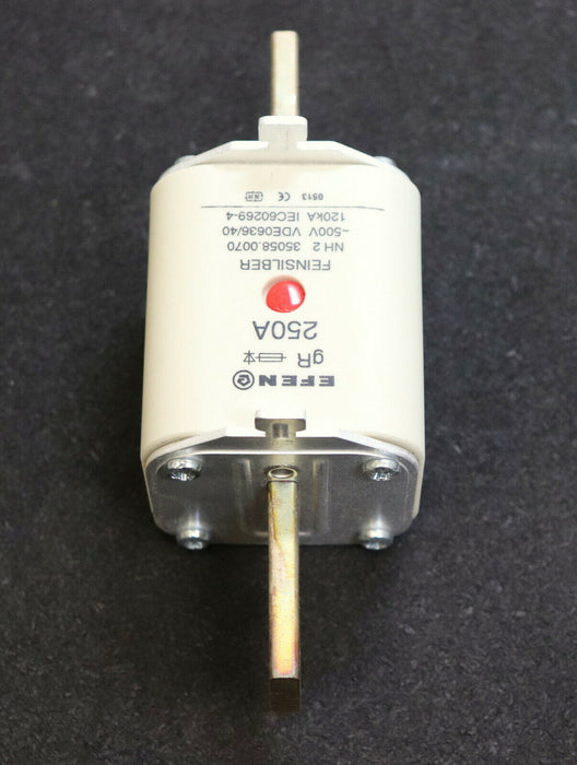 EFEN 3xSicherungseinsatz fuse-link 35058.0070 NH-Si2 250A 500V - gR - 120kA