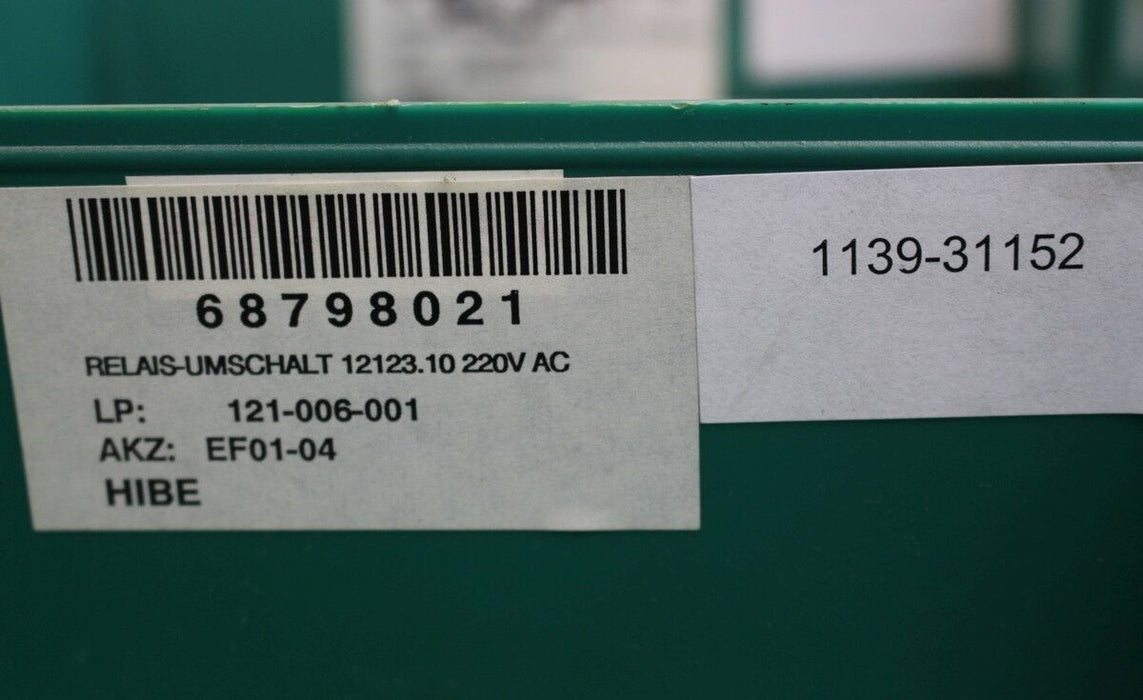 Relais-Umschalter 12123.10 220VAC - unbenutzt