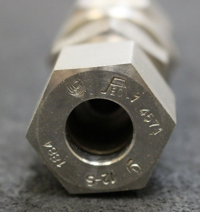 DN8 PN400 Rohraußendurchmesser 12mm Edelstahl 1.4571 Ansprechdruck 1bar