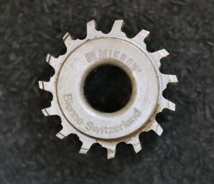 MIKRON Vollstahl-Wälzfräser No. 31936 m= 0,44 ho= 1,30 D25,78 Z56 - Ø24x10xØ8mm