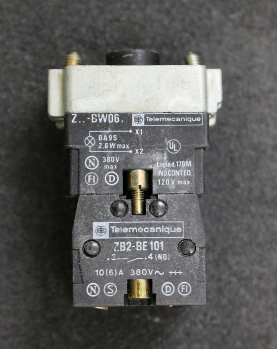 TELEMECANIQUE Light Modul Kontakt Block ZB2-BW065 ZB2-BE 102 Z - BW06 380V max