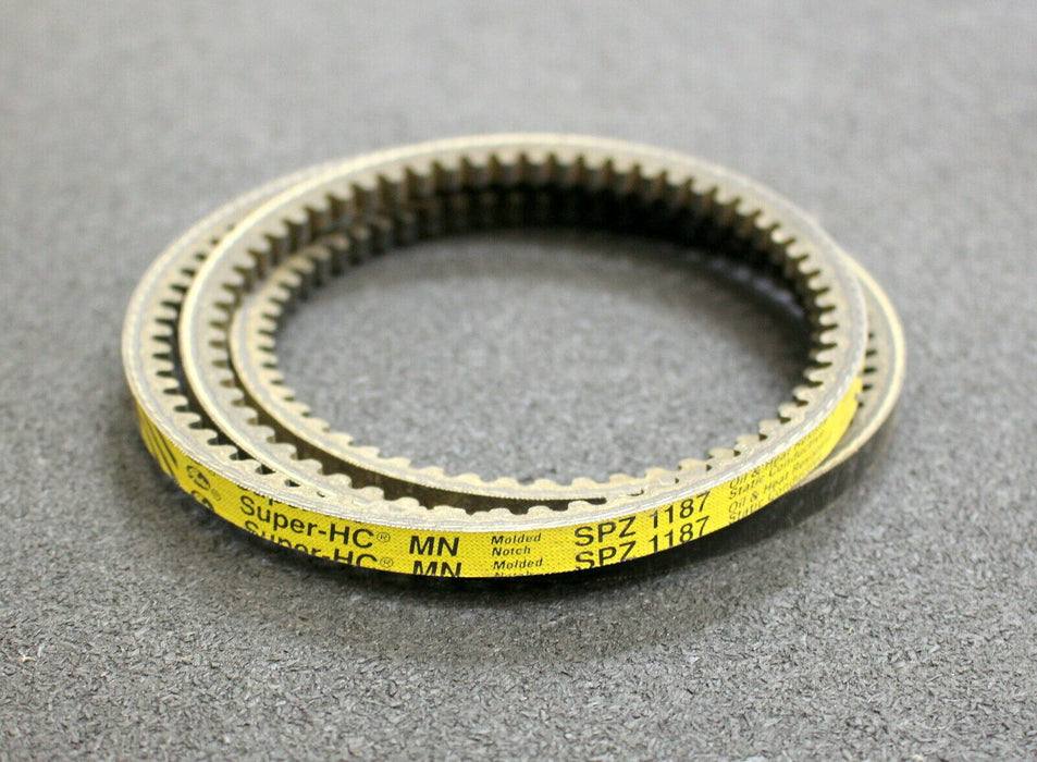 GATES 3 Stk. Schmal-Keilriemen gezahnt Super-HC Profil SPZ1187 static conductive