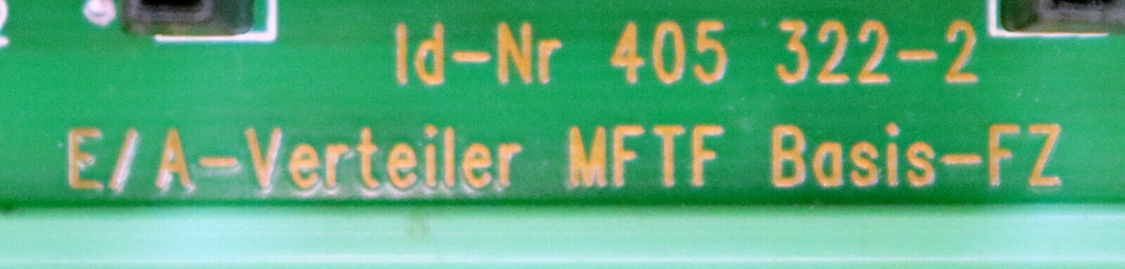 E/A-Verteiler MFTF Basis-FZ No.373-B ID 820 412-2 S/N 9835024 - gebraucht