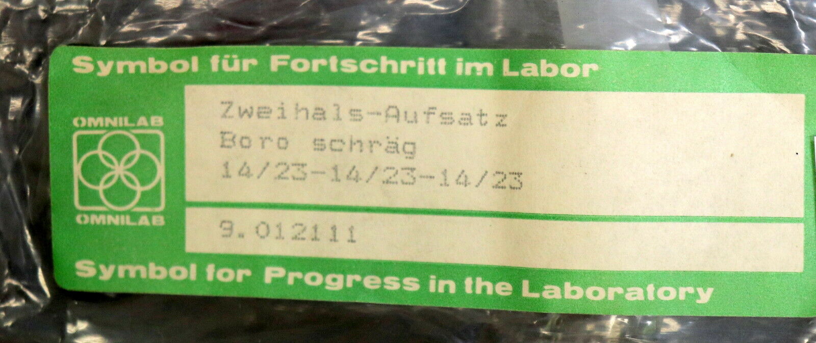 OMNILAB DURAN Zweihals-Aufsatz Boro schräg 14/23 - 14/23 - 14/23 Art. 9.012111