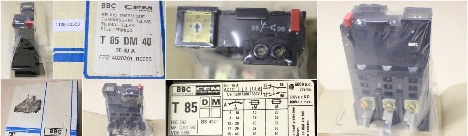 ABB Überlastrelais T 85 DM 40  25-40A- FPZ 4020201 R0055- thermisch verzögert