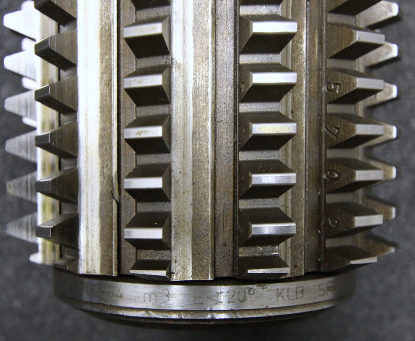 KLINGELNBERG Stollenwälzfräser involute spline hob Fertigfräser m= 3mm BP I 20°
