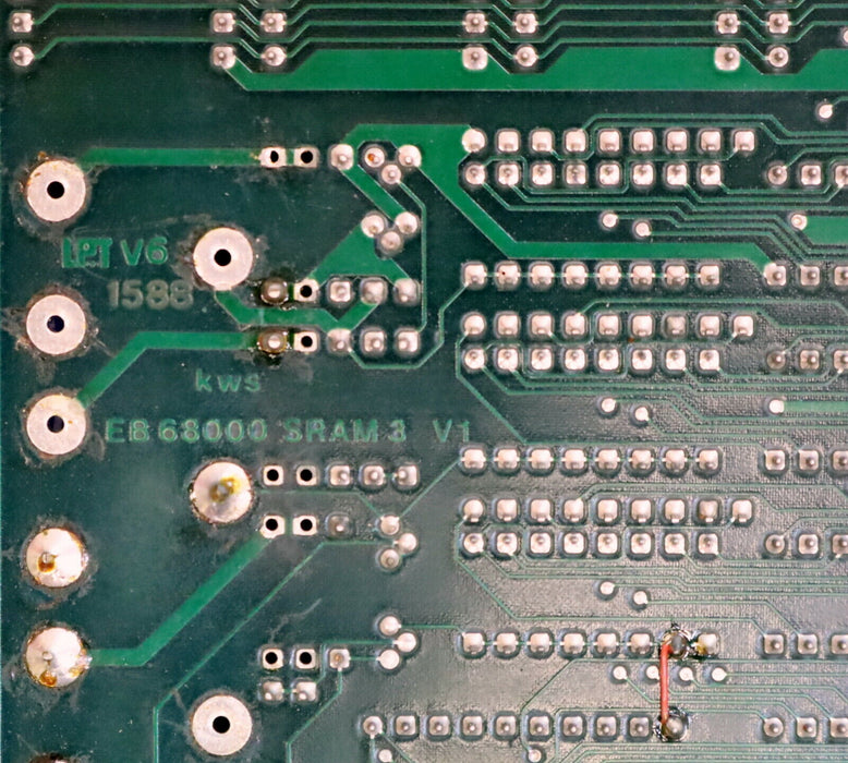 IMAC KLINGELNBERG KWS Einschubplatine pas-2nc LP.T V6 kws EB 68000 SRAM 3 V1