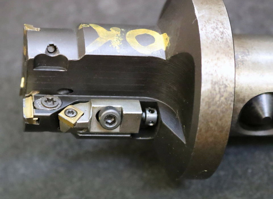 KOMET ABS-Wendeplattenfräser 2-stufig ABS 63 Ø34,4mm auf Länge 61mm Ø37,4mm