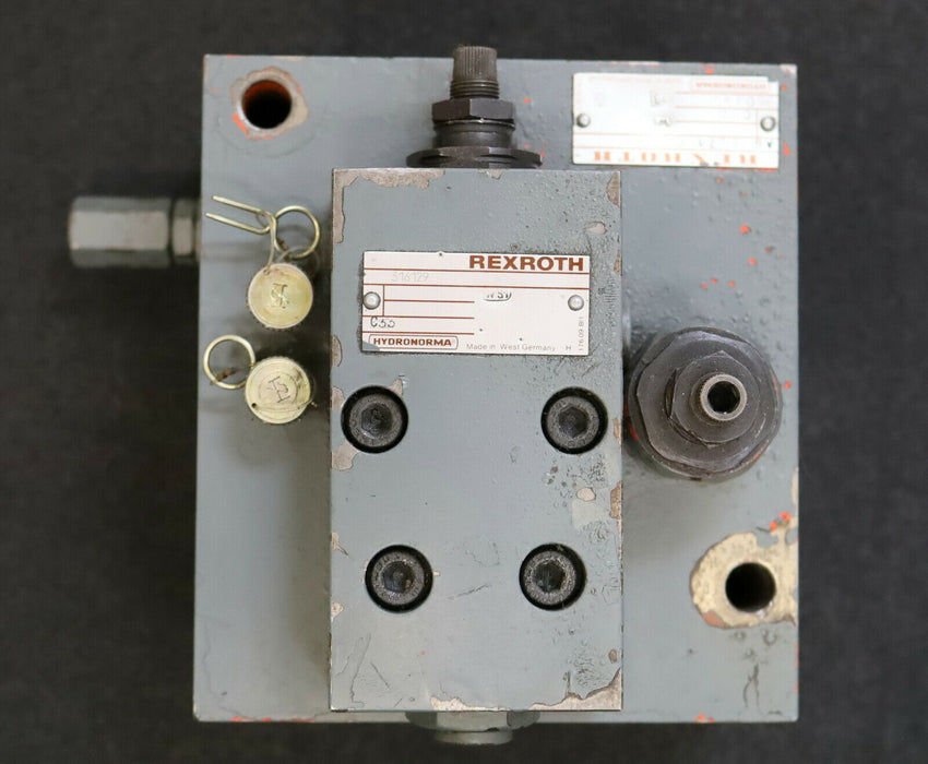 REXROTH Steuerblock AG 5271-0-4-5 C33 mit REXROTH 316129 Best.Nr. 92305844