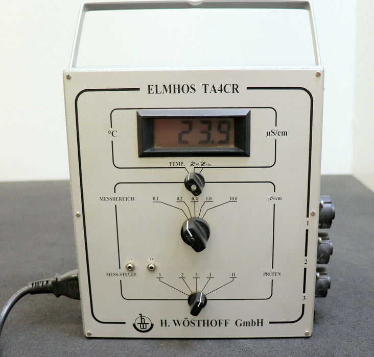 WÖSTHOFF µS-Messgerät RETRO ELMHOS TA4CR mit Digitalanzeige ohne Messlanzen